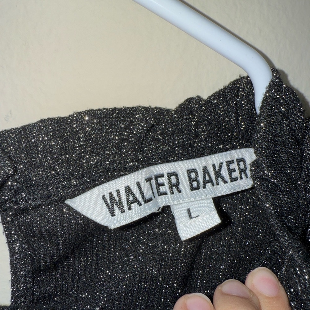 Walter Baker Long Sleeve Sparkle Valerie Blouse Size L $298 - Picture 7 of 9